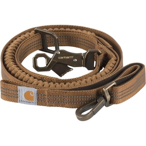 image:imageCarhartt Shock Absorbing Dog Leash Black  Pet Durable Nylon Webbing for Dogs Reflective Stitching for VisibilityCarhartt Brown