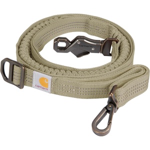 image:imageCarhartt Shock Absorbing Dog Leash Black  Pet Durable Nylon Webbing for Dogs Reflective Stitching for VisibilityFaded Fatigue