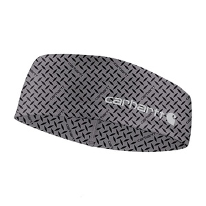 image:imageCarhartt UnisexAdult Force UPF Lightweight Headband Moonstone One SizeSteel Plate PrintGrey CloudBlack