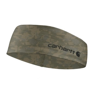 image:imageCarhartt UnisexAdult Force UPF Lightweight Headband Moonstone One SizeTree CamoBurnt Olive