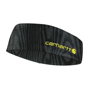 image:imageCarhartt UnisexAdult Force UPF Lightweight Headband Moonstone One SizeWoodgrain PrintBlackShadow