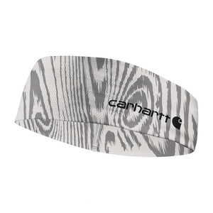 image:imageCarhartt UnisexAdult Force UPF Lightweight Headband Moonstone One SizeWoodgrain PrintLight GreyGrey Cloud