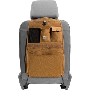 image:imageCarhartt Universal Nylon Duck Seat Organizer Gravel  Automotive Back Organization for Work and KidsCarhartt Brown