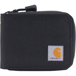 image:imageCarhartt Womens 700D Nylon Duck Zippered Wallets Bifold and Card Keeper OptionsBlack Bifold