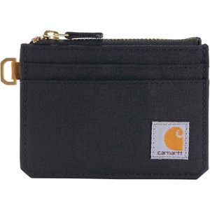 image:imageCarhartt Womens 700D Nylon Duck Zippered Wallets Bifold and Card Keeper OptionsBlack Card Keeper