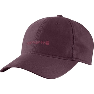 image:imageCarhartt Womens Canvas Embroidered Graphic CapDeep Cherrywood