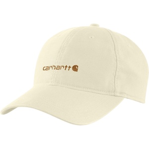 image:imageCarhartt Womens Canvas Embroidered Graphic CapUndyed Ecru