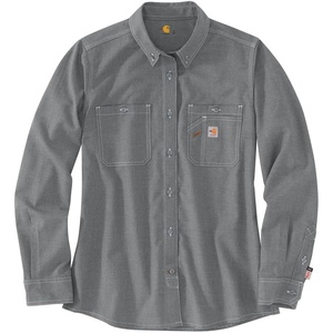 image:imageCarhartt Womens FR Force Sun Defender LS ShirtGray