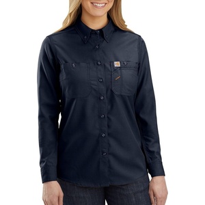 image:imageCarhartt Womens FR Force Sun Defender LS ShirtNavy