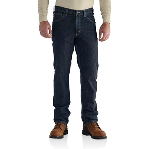 image:imageCarhartt Womens FlameResistant Rugged Flex Original Fit JeanDeep Indigo Wash