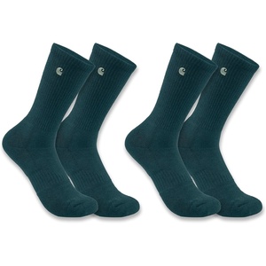 image:imageCarhartt Womens Force Midweight Crew Sock 2 PackGreenstone
