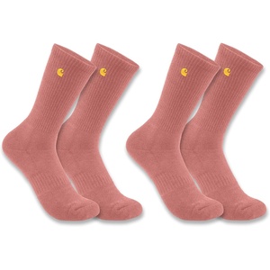 image:imageCarhartt Womens Force Midweight Crew Sock 2 PackRose Tint