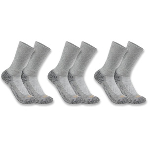 image:imageCarhartt Womens Force Midweight Crew Sock 3 PackGrey