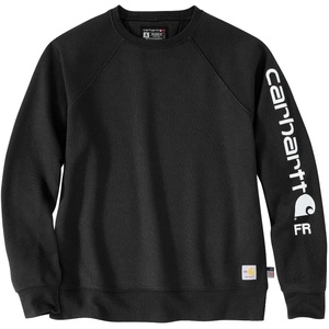 image:imageCarhartt Womens Fr Force Marquette Crewneck Logo SweatshirtBlack