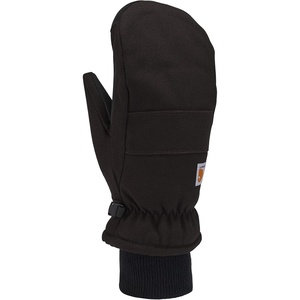 image:imageCarhartt Womens GL0800W Womens Insulated Duck Synthetic Leather Knit Cuff MitBlack