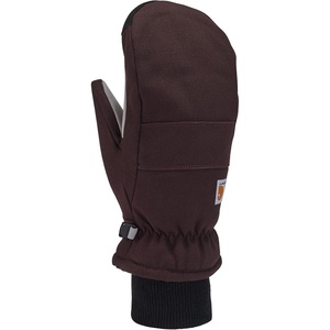 image:imageCarhartt Womens GL0800W Womens Insulated Duck Synthetic Leather Knit Cuff MitBlackberry