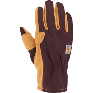 image:imageCarhartt Womens GW0793W Womens DuckSynthetic Leather Open Cuff GloveBlackberry