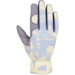 image:imageCarhartt Womens High Dexterity Open Cuff GloveBlue Auro CamoGrey