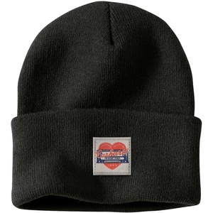 image:imageCarhartt Womens Knit Heart Patch BeanieBlack