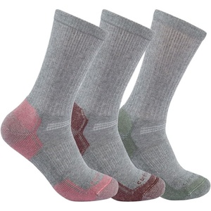 image:imageCarhartt Womens Midweight Cotton Blend Crew Sock 3 PackGray