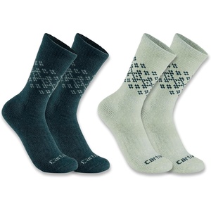 image:imageCarhartt Womens SC9642W Womens Midweight SyntheticWool Blend Fairisle Crew SAssorted 04
