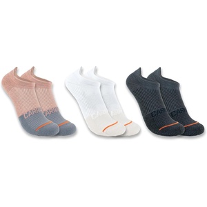 image:imageCarhartt Womens SN8043W Womens Midweight No Show Sock 3PackAssorted 1