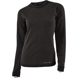 image:imageCarhartt Womens UH0180W Womens Force Heavyweight Synthetic WoolBlenBlack Heather