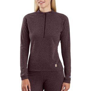 image:imageCarhartt Womens WBL133 Womens Base Force Heavyweight PolyWool QuartDeep Wine Heather