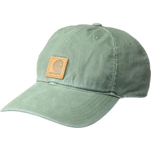 image:imageCarhartt mens Canvas Cap CloseoutDuck Green