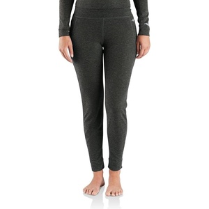 image:imageCarhartt womens Base Force Heavyweight Polyesterwool Base Layer BottomBlack Heather