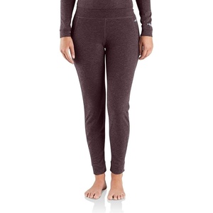 image:imageCarhartt womens Base Force Heavyweight Polyesterwool Base Layer BottomDeep Wine Heather