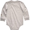 image:imageCarhartt Baby Girls LongSleeve BodysuitGrey Heather
