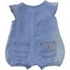 image:imageCarhartt Baby Girls Shortsleeve Pocket BodysuitLight Wash Denim