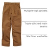 image:imageCarhartt Boys Canvas Work Pant  Denim  Just Like The Adults Wear These Kids Work Pants  Active DaysCarhartt Brown