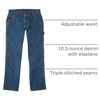 image:imageCarhartt Boys Canvas Work Pant  Denim  Just Like The Adults Wear These Kids Work Pants  Active DaysDenim Medium Wash