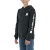 image:imageCarhartt Boys Long Sleeve Hooded SweatshirtCaviar Black