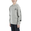 image:imageCarhartt Boys Long Sleeve Hooded SweatshirtGrey Heather