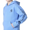 image:imageCarhartt Boys Long Sleeve Hooded SweatshirtSilver Lake Blue