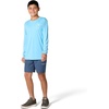 image:imageCarhartt Boys LongSleeve Force Sun Defender TShirt  BoysBaltic Sea
