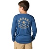 image:imageCarhartt Boys LongSleeve Force Sun Defender TShirt  BoysDark Denim