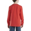 image:imageCarhartt Boys LongSleeve Logo Sleeve Pocket TShirt  Cotton Jersey  Midweight Cotton Is Soft Against The Skin But  Everyday WearBittersweet