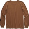 image:imageCarhartt Boys LongSleeve Logo Sleeve Pocket TShirt  Cotton Jersey  Midweight Cotton Is Soft Against The Skin But  Everyday WearCarhartt Brown