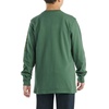 image:imageCarhartt Boys LongSleeve Logo Sleeve Pocket TShirt  Cotton Jersey  Midweight Cotton Is Soft Against The Skin But  Everyday WearCilantro