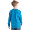 image:imageCarhartt Boys LongSleeve Logo Sleeve Pocket TShirt  Cotton Jersey  Midweight Cotton Is Soft Against The Skin But  Everyday WearDeep Water