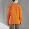 image:imageCarhartt Boys LongSleeve Logo Sleeve Pocket TShirt  Cotton Jersey  Midweight Cotton Is Soft Against The Skin But  Everyday WearExotic Orange