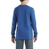 image:imageCarhartt Boys LongSleeve Logo Sleeve Pocket TShirt  Cotton Jersey  Midweight Cotton Is Soft Against The Skin But  Everyday WearGalaxy Blue