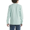 image:imageCarhartt Boys LongSleeve Logo Sleeve Pocket TShirt  Cotton Jersey  Midweight Cotton Is Soft Against The Skin But  Everyday WearPastel Turquoise