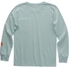 image:imageCarhartt Boys LongSleeve Logo Sleeve Pocket TShirt  Cotton Jersey  Midweight Cotton Is Soft Against The Skin But  Everyday WearPastel Turquoise