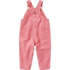 image:imageCarhartt Boys Loose Fit Canvas Bib OverallsPink Lemonade