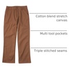 image:imageCarhartt Boys Rugged Flex Canvas Utility Work PantCanyon Brown